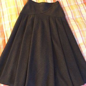 VACCARO 100% wool brown skirt. Made in Italy. Fully lined.